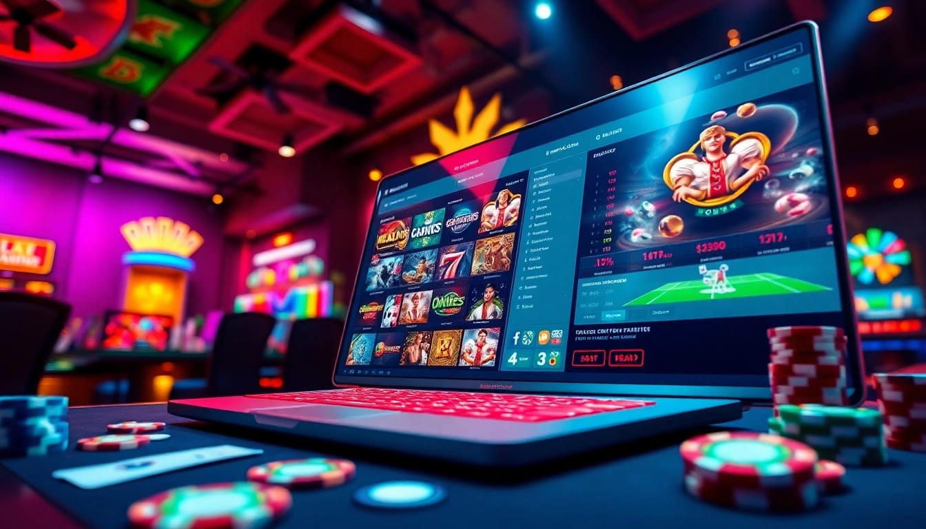 Lauthaitv online casino interface showcasing thrilling gaming experiences.