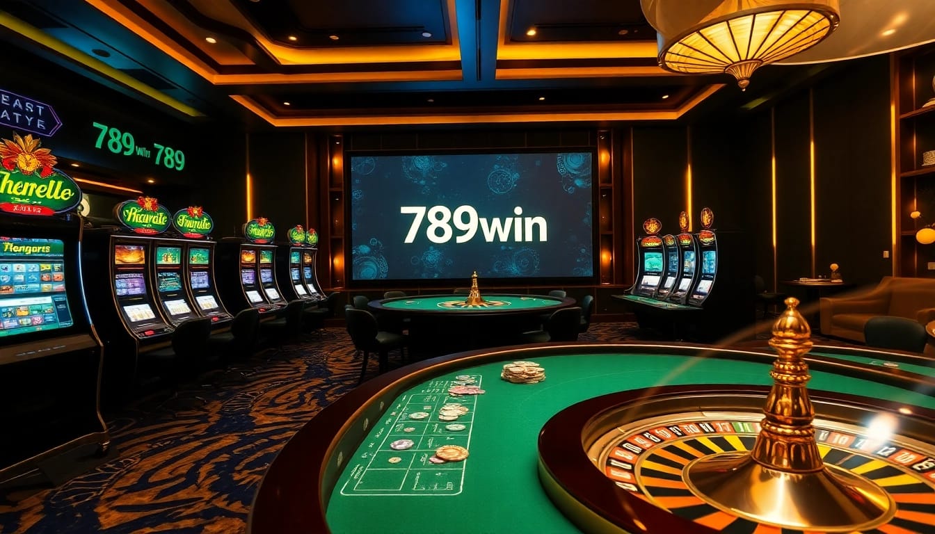 Experience the exhilaration of gambling at 789win with vibrant casino visuals and action.