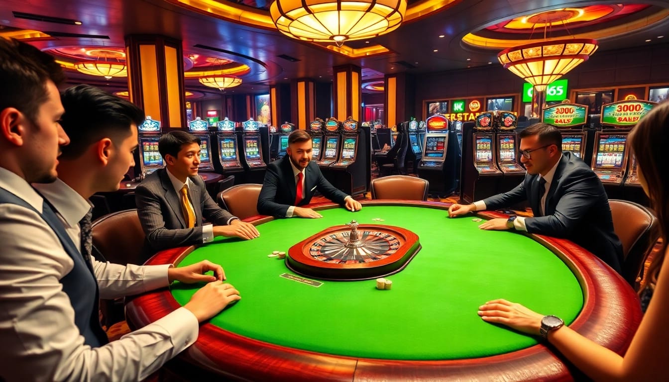 Experience thrilling poker action at ok 365 with vibrant chips and an exciting casino atmosphere.
