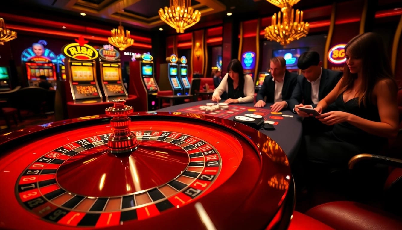 Experience the thrill of RR88 with vibrant casino games and a luxurious atmosphere.