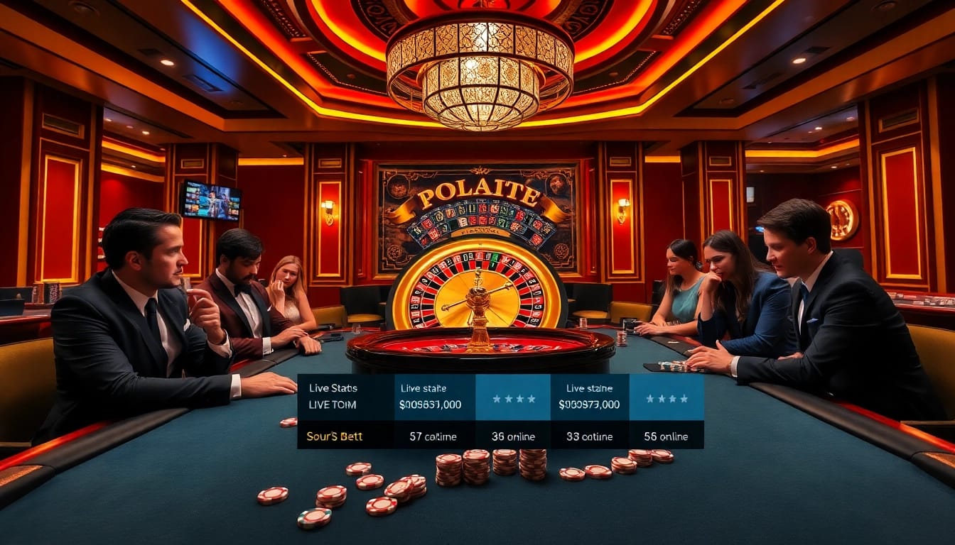 Excited players engaging at a luxurious casino table with PG88 betting options visible.