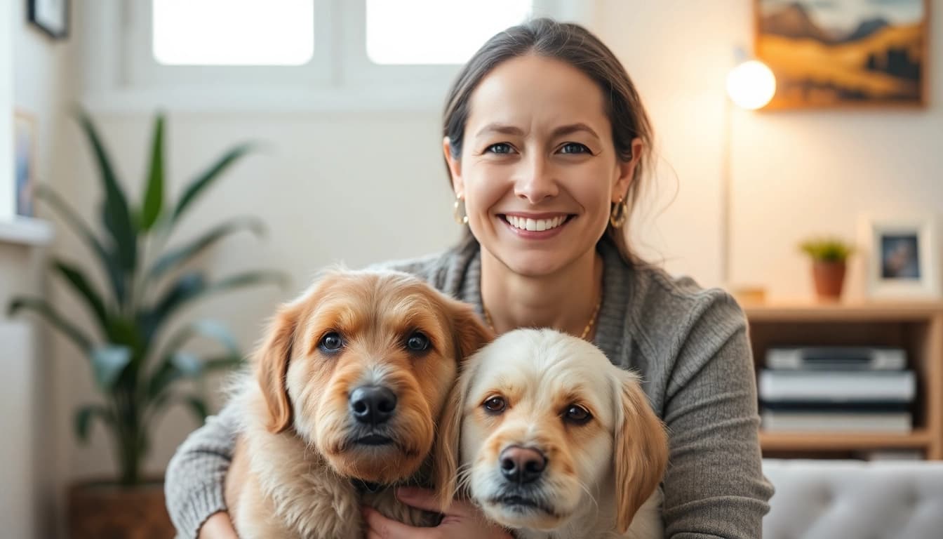 Engaging therapy session with a clinical psychologist Sydney and therapy dog creating a supportive environment.