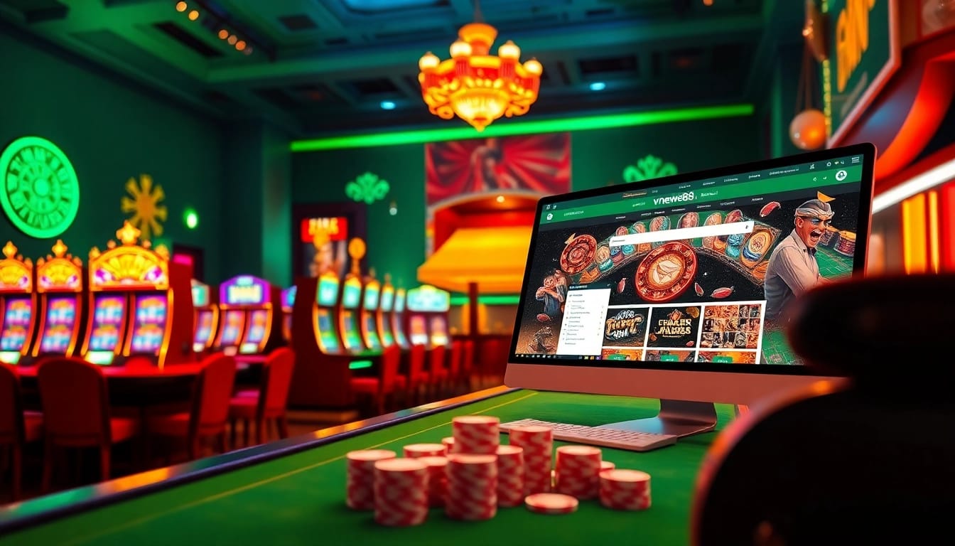 Experience thrilling gameplay at https://vnew88.vip/ with vibrant online casino elements and engaging features.