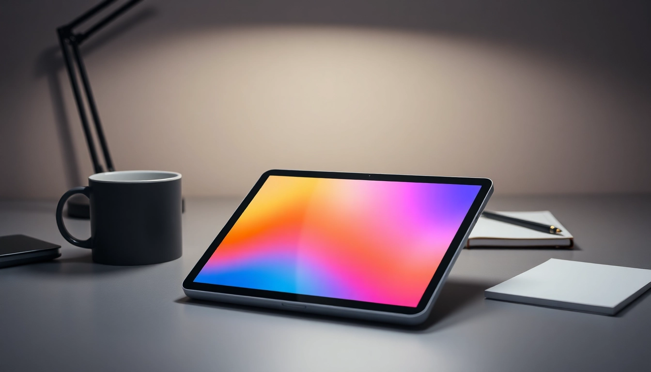 Discover the sleek K88 tablet on a modern workspace desk.