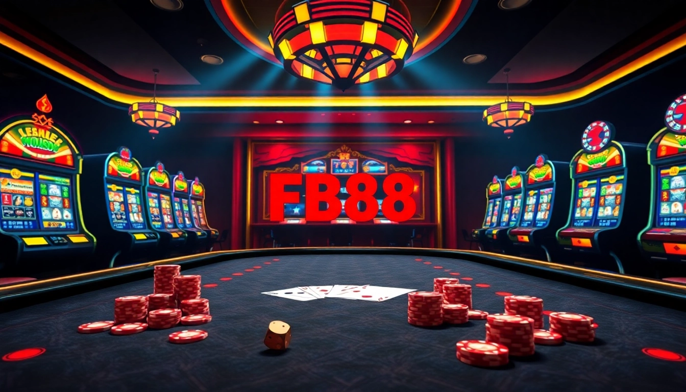 Experience thrilling online gambling at FB88 with vibrant card games and exciting slot machines.