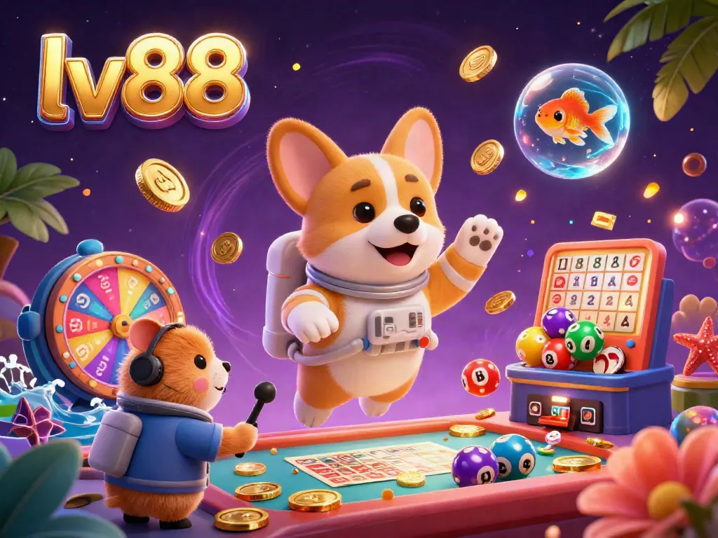 Experience thrilling gaming at lv88 in this dynamic space casino scene with fortune and excitement.
