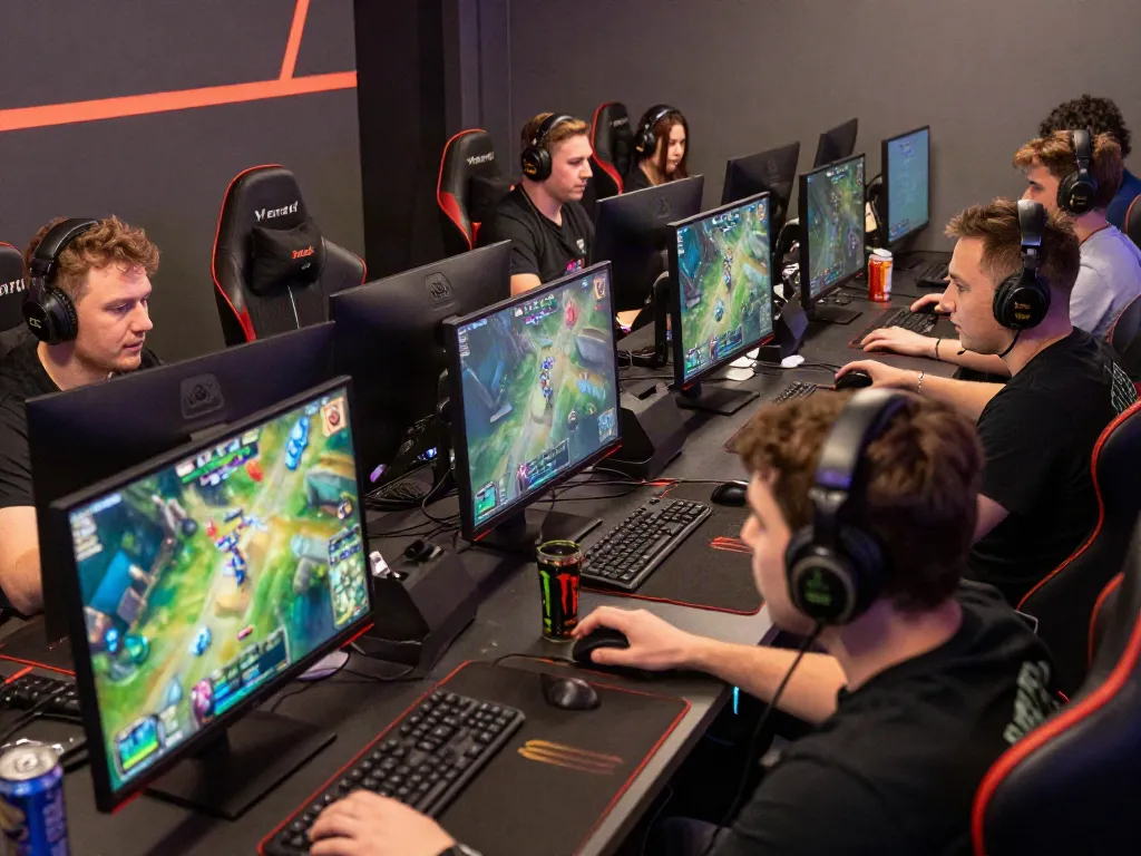 "9bet esports gamers in an engaging tournament showcasing excitement and dynamic gaming."