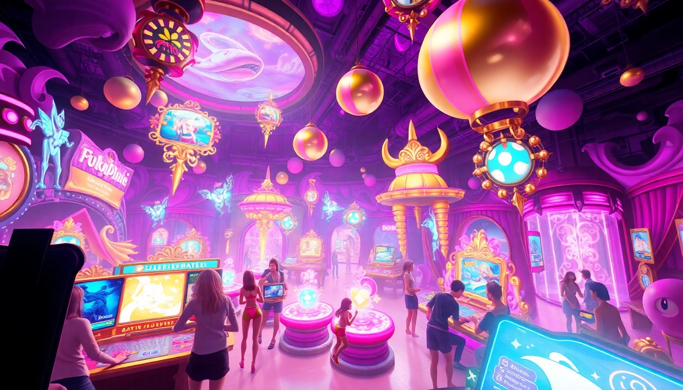 Engaging scene of characters in a vibrant fantasy world from XXX games.
