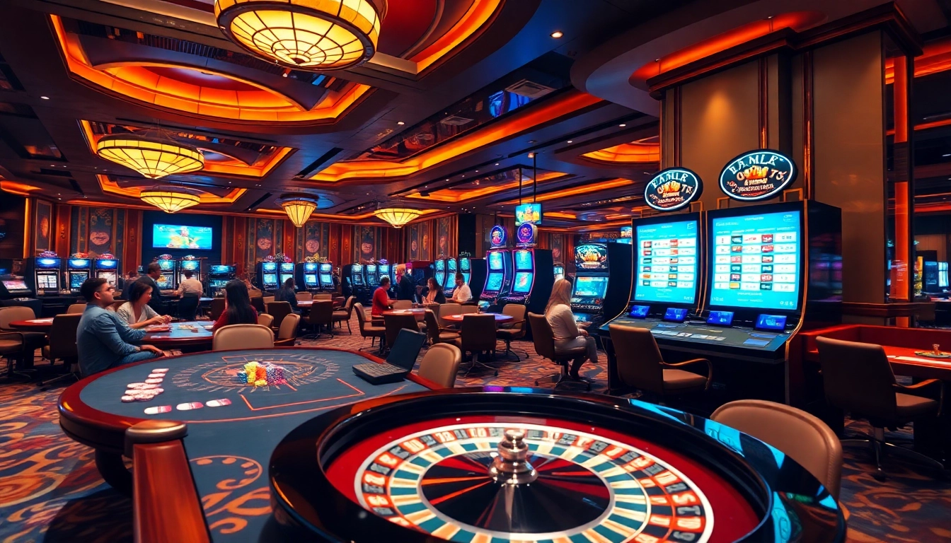 Experience the thrill of gambling with link S8 at a luxurious casino setting full of excitement.
