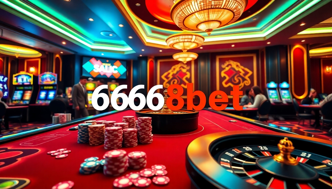Experience the excitement of 6666bet Login with vibrant casino visuals and engaging online gaming.