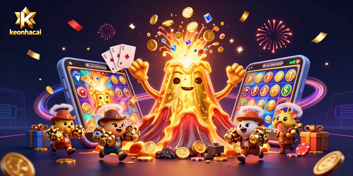 Claim your winnings with keonhacai's exciting slot games and treasure-filled adventures.