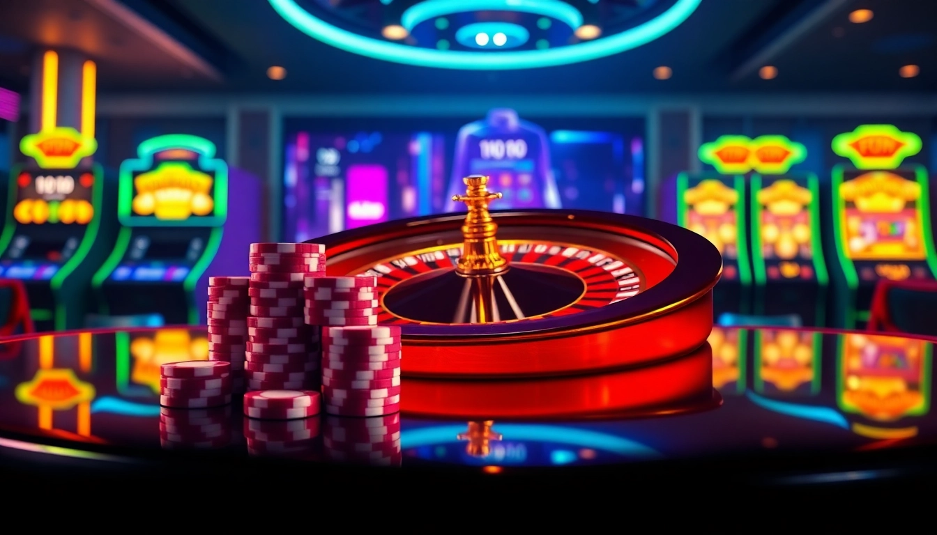 Experience online gaming with xin88 com featuring a vibrant casino interface and poker chips.