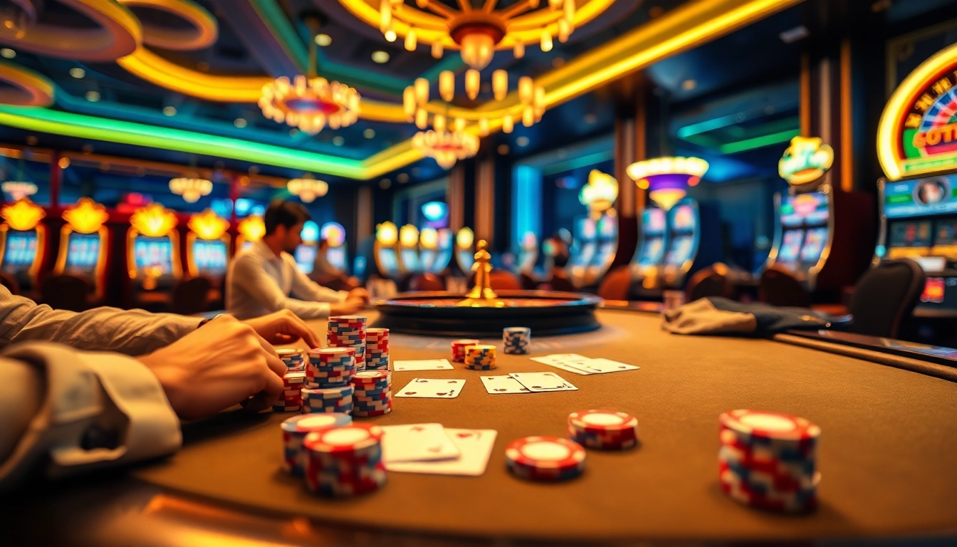 Players strategize at a lively poker table at https://bet88b.us.com/, showcasing the excitement of casino gaming.