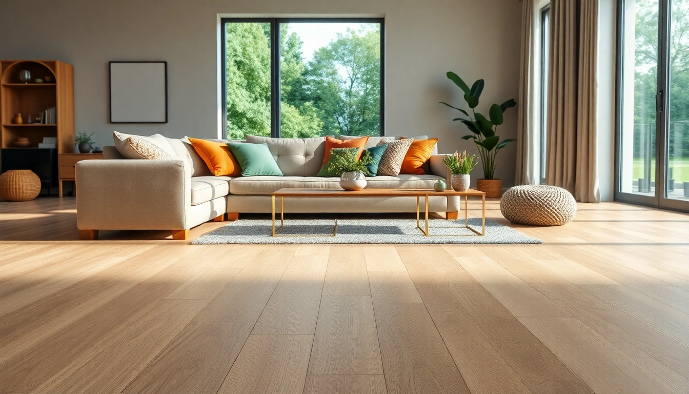 Enhance your living space with flooring lvp that showcases warm sand vinyl flooring in a cozy setting.