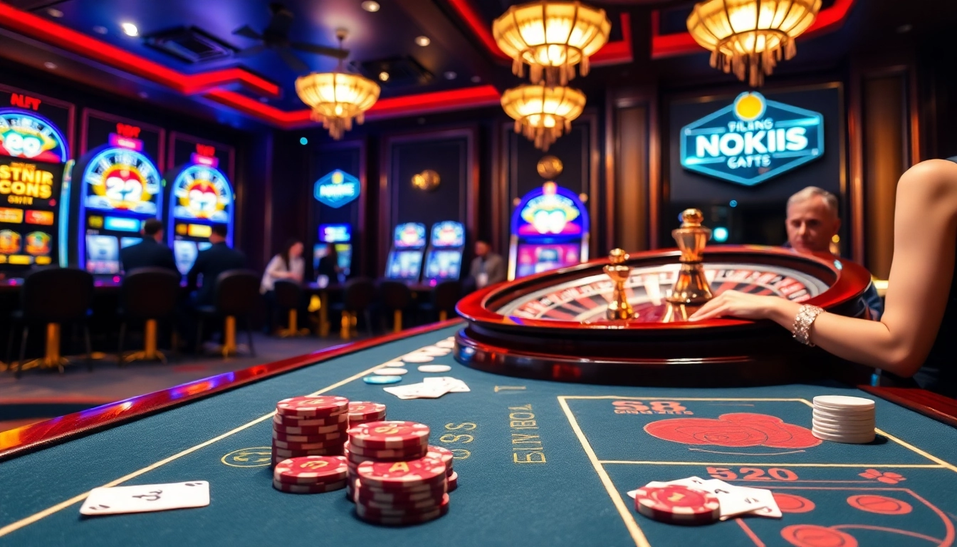 S8 branded luxury casino scene with vibrant poker chips and exciting roulette wheel.