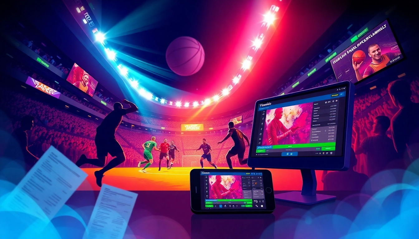 Experience the thrill of online sports betting at https://thabetiger.com/ with vibrant action-packed scenes.