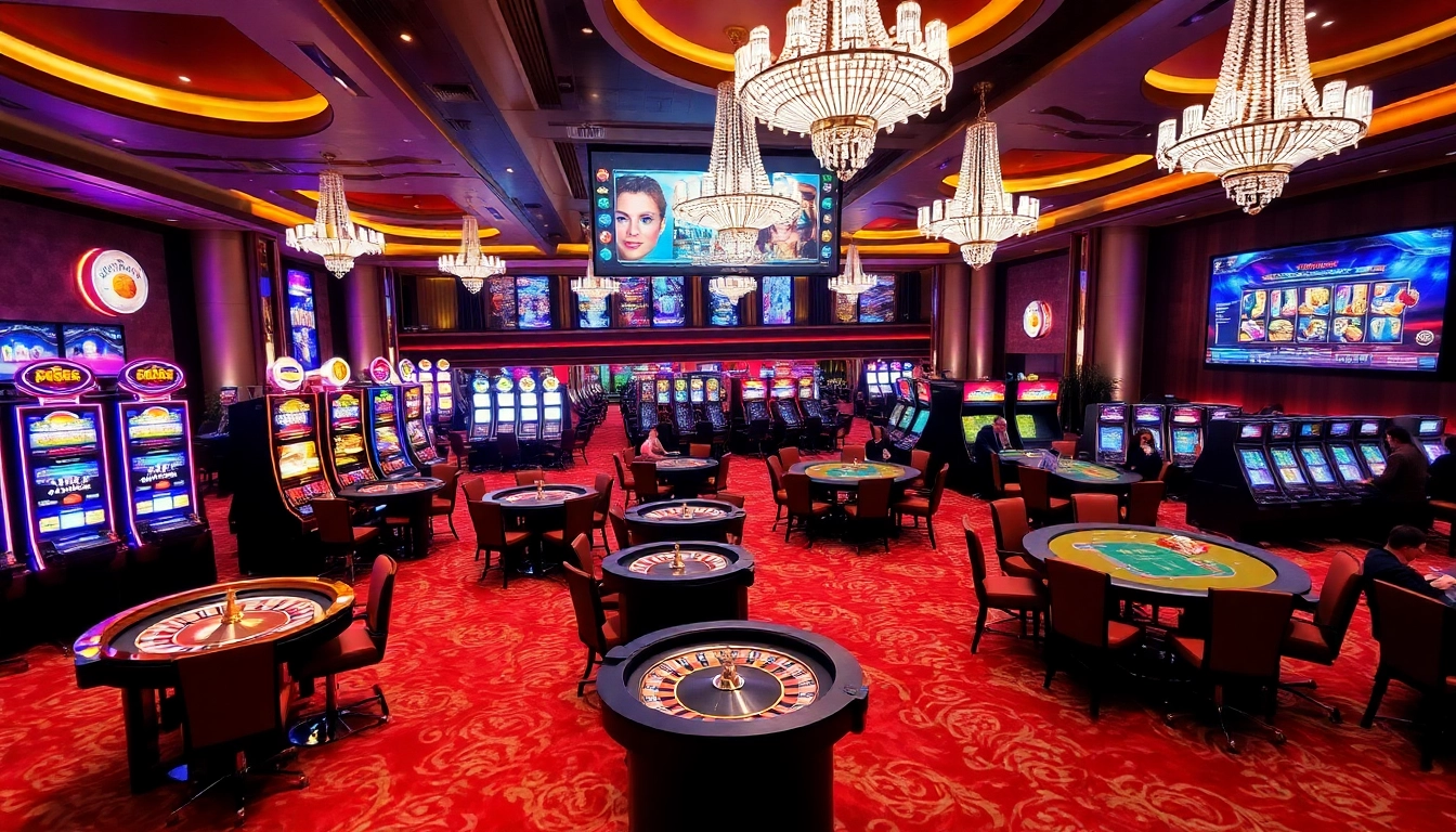 Engaging gamblers in action at https://pu88.gold/ casino, showcasing diverse game excitement.