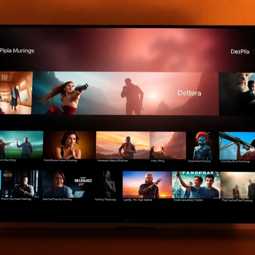 Watch stunning 4K content on DezPila with a diverse array of movies and series available.