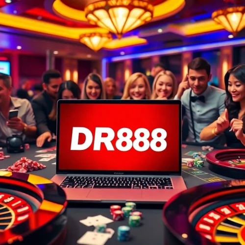 Experience the thrill of gameplay at DR88, featuring lively casino tables and vibrant betting options.