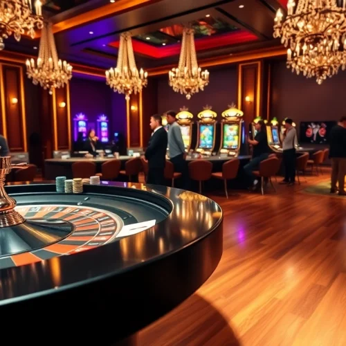 Experience the excitement of gambling at trang chủ 89bet with vibrant casino tables and engaging players.