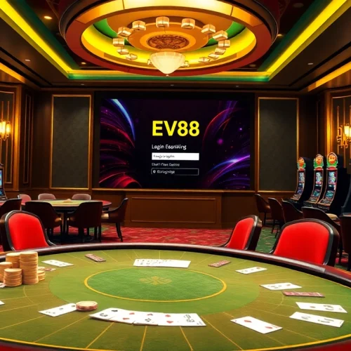 Bet on excitement at EV88 đăng nhập with modern casino tables and vibrant games.