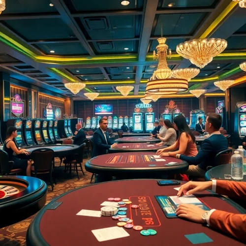 Experience the excitement of SV88 with players engaging in high-stakes casino games.