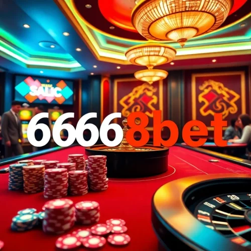 Experience the excitement of 6666bet Login with vibrant casino visuals and engaging online gaming.