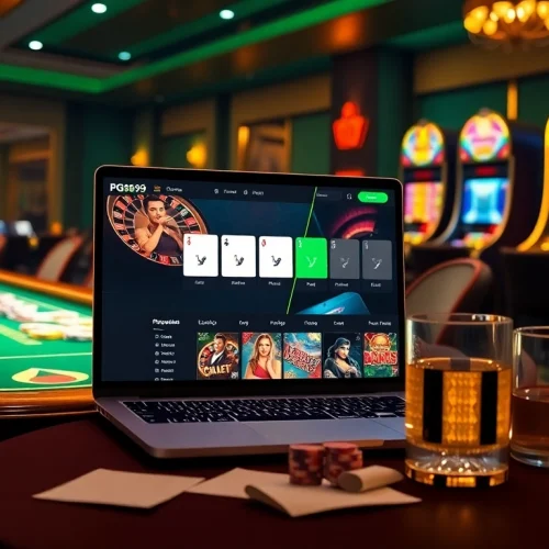 Experience the thrill of gambling with PG99's modern online platform featuring poker and roulette.