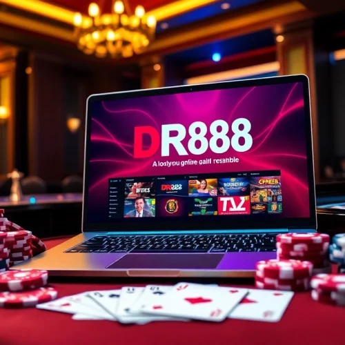 Experience thrilling online gaming with DR88, featuring vibrant casino visuals and engaging gameplay.