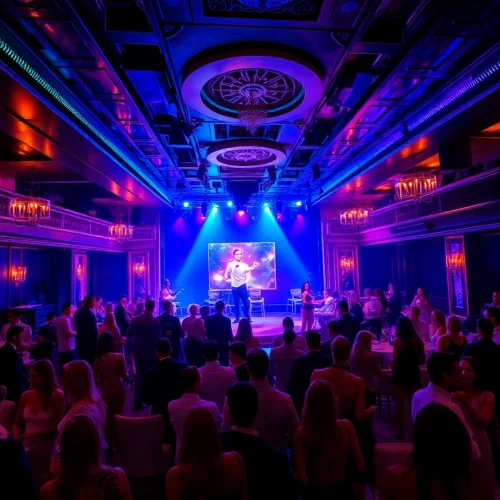 Club Noir SXM, the ultimate night club sxm experience with vibrant lighting and lively performances.