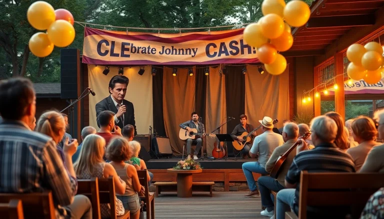 Celebrate Johnny Cash's legacy at johnnycashbirthday.com with a vibrant birthday bash.