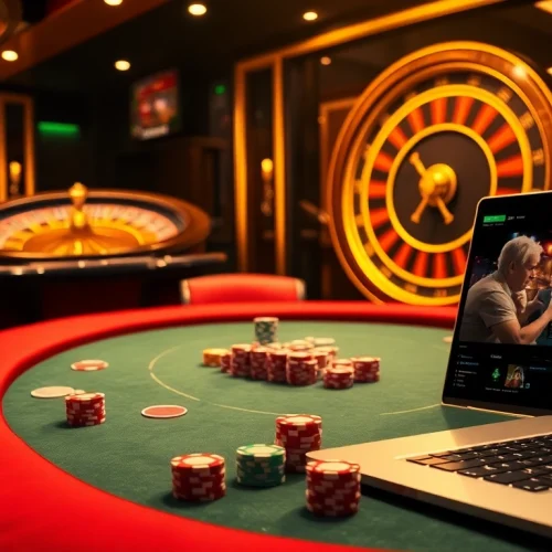 Experience excitement at the casino with tải sunwin integrated into vibrant gaming scenes.