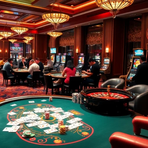 Engage in thrilling action at https://tylebongdatructuyen.org/ with intense poker gameplay and exciting casino vibes.