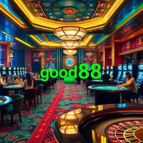 Experience high-stakes fun and elegance at good88's premium casino gaming floor.