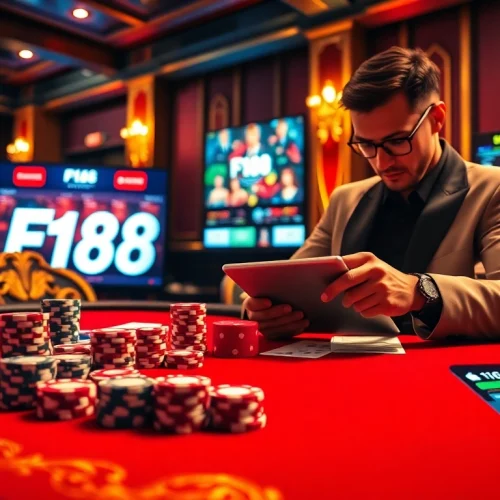 Experience thrilling online gambling at https://f168.blue/ with vibrant casino tables and poker games.
