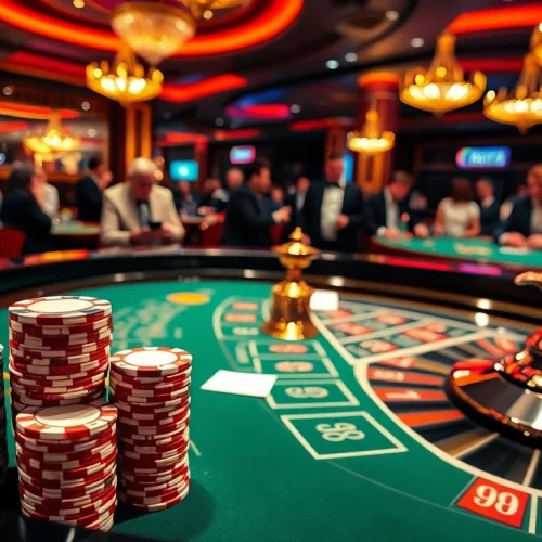 Engaging casino atmosphere with online gambling excitement at https://ww88.review/ featuring roulette and poker.