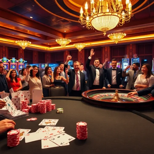 Exciting casino atmosphere showcasing https://rikvip1.store/tac-gia-rikvip/ with vibrant gaming elements.