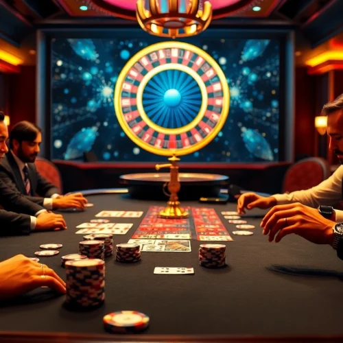 Experience thrilling poker gameplay at https://ww88.review/ with vibrant chips and cards.