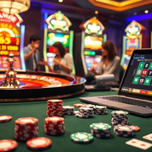 Engaging roulette table scene at Luck8 com, showcasing vibrant atmosphere and exciting gameplay.