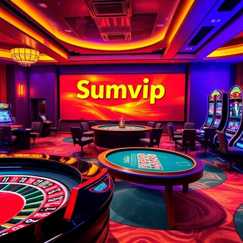 Experience thrilling gameplay and excitement at Sumvip's vibrant online casino.