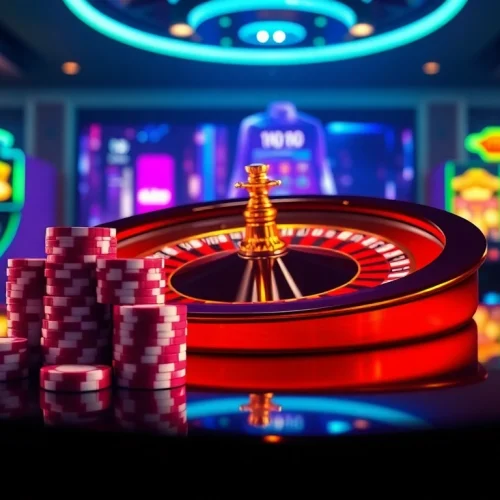 Experience online gaming with xin88 com featuring a vibrant casino interface and poker chips.