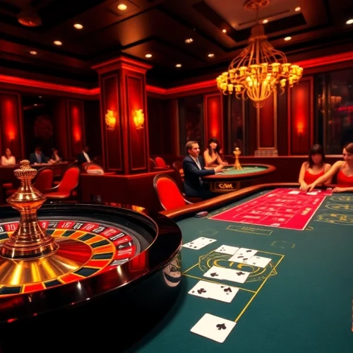 Experience the excitement of 88i nhà cái with vibrant casino elements and a luxurious atmosphere.