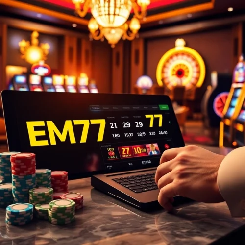 Experience the thrill of EM777 with dynamic casino action and vibrant slot machines.