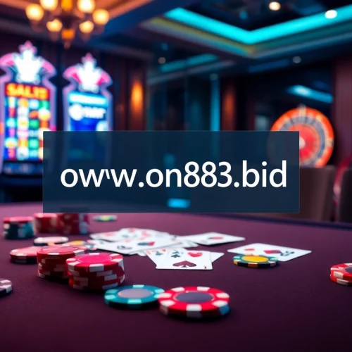 Experience the thrill of online betting at https://one88.bid/ with vibrant casino visuals and engaging gaming elements.