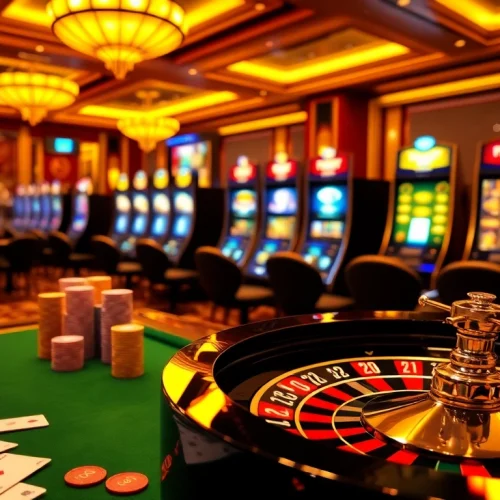 Engaging players at https://13win.reviews/ while enjoying vibrant casino action with poker chips and roulette.