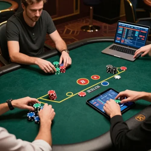Engaging players in a lively poker game using tg88ok7 com for immersive online gambling experience