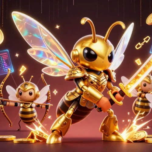 Zowin spins the reels with vibrant slot actions and crypto elements, showcasing immersive 3D gaming.