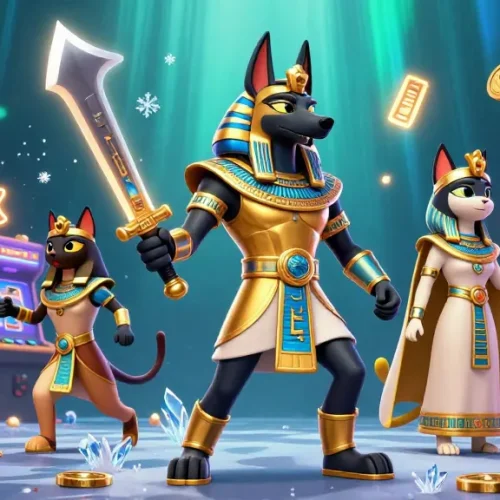 Experience thrilling gameplay at hitclub with 3D slots, Anubis, and vibrant casino elements.
